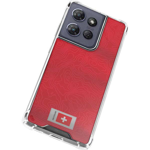 Switzerland Soccer Flag Moto G Power 5G (2025) Clear Case